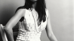 Grayscale jordana brewster monochrome