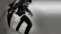 Grayscale monochrome Alex Mercer