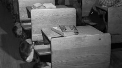 Grayscale monochrome children