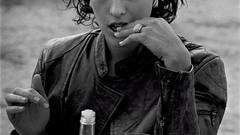 Grayscale monochrome Milla Jovovich