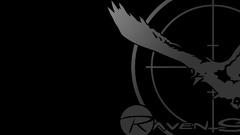 Grayscale monochrome Ravens