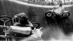 Grayscale motorbikes