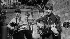 Grayscale The Beatles