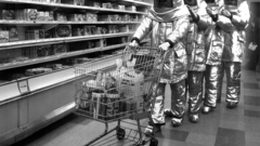 Grayscale The Residents monochrome