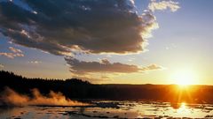 Great fountain geyser at
