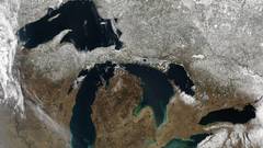 Great Lakes satellite image
