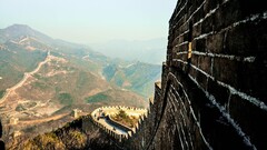 Great Wall of China landscape China Asia