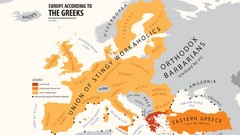 Greece Europe Maps funny charts stereotype