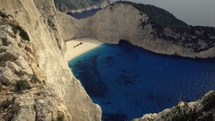 Greece Islands rocks Beaches Zakynthos