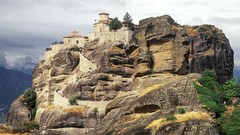 Greece Monastery rocks architecture