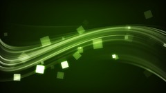 Green abstract artwork