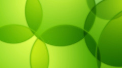 Green abstract bubbles