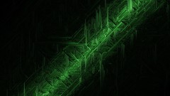 Green abstract circuits
