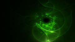 Green abstract dark digital