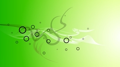Green abstract design