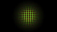 Green abstract dots
