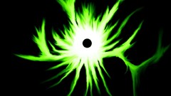 Green abstract fire backgrounds