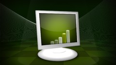 Green abstract graph