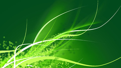Green abstract lines