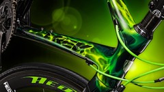Green abstract multicolor Bicycles