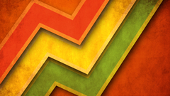 Green abstract multicolor yellow