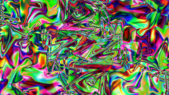 Green abstract rainbows