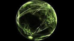 Green abstract Sphere strange