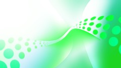 Green abstract waves