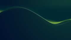 Green abstract waves minimalistic