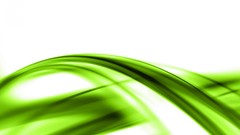 Green abstract white background lines waves multicolor