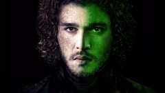 Green Actors faces game of thrones TV series jon snow