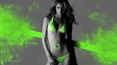 Green alessandra ambrosio selective