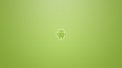 Green android minimalistic
