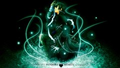 Green Anime chains pandora hearts black hair gilbert nightray 