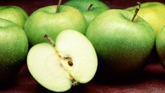 Green apples fruits