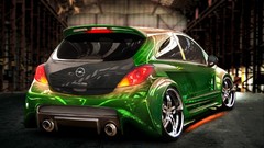 Green back Opel Hulk (comic character)