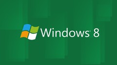 Green background Operating Systems windows 8 microsoft windows