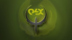 Green background quake post video games