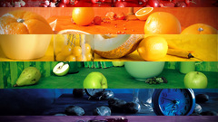 Green blue red yellow