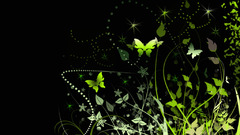 Green Butterflies