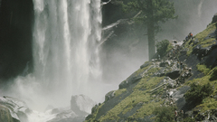 Green California waterfalls rivers