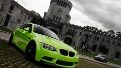 Green cars BMW bmw m3 BMW E92