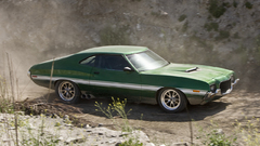 Green cars Ford Gran