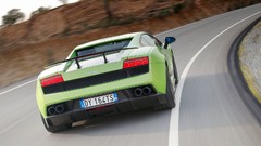 Green cars lamborghini gallardo Superleggera