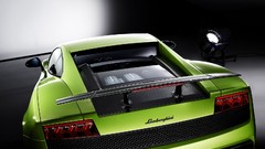 Green cars lamborghini gallardo Superleggera