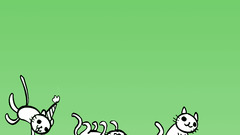 Green cats comics party