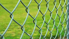 Green Chain Link Fence