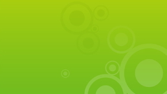 Green circles Minimalism abstract