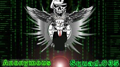 Green code matrix Legion Anonymous squad .035