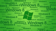 Green Computers geek microsoft indoors windows 8 logos nerd